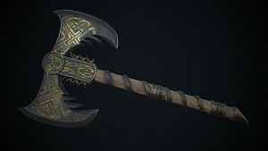 3D model axe