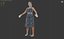 PERSONAGGIO donna con vestito vestito