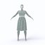 PERSONAGGIO donna con vestito vestito