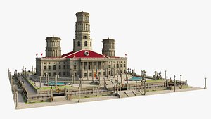 3D Fantasy Ancient Palace