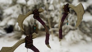 3D bone scythe
