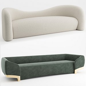 sofa domeau moon 3D model