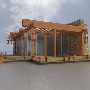 3d model of multi purpose building