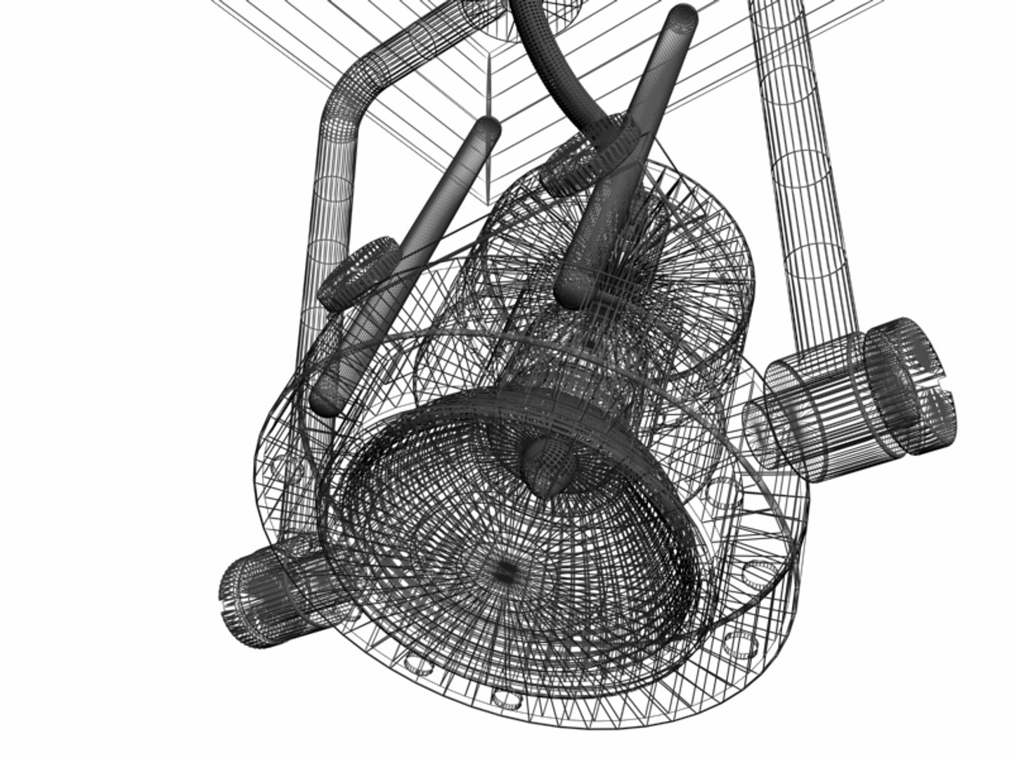 display cabinet spotlights spot 3d model