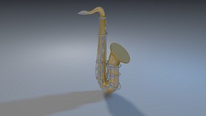 3D Saxophone model