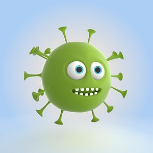 Virus 3D model