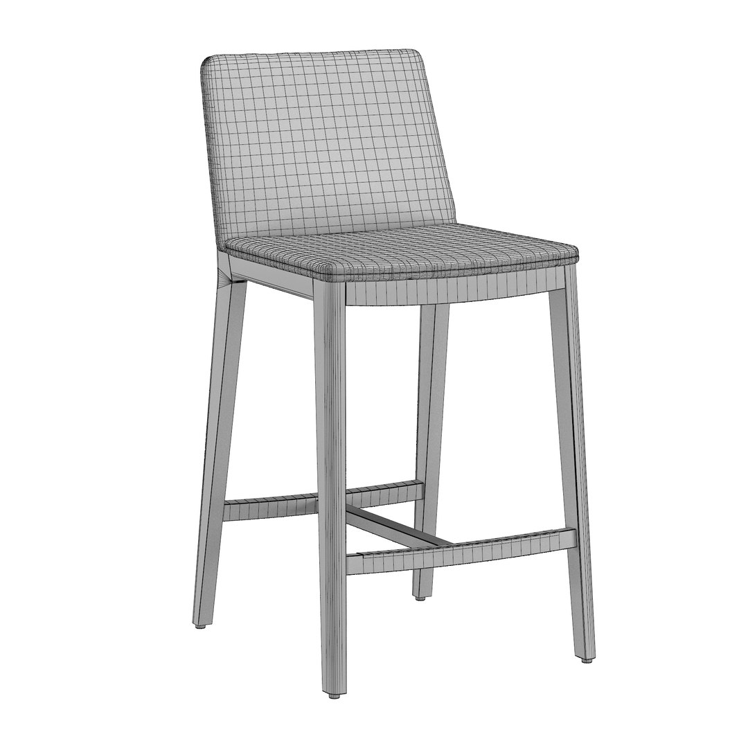 Aspen Counter Stool 3D Model - TurboSquid 2067813