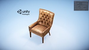 Hayes Tufted Leather Chair