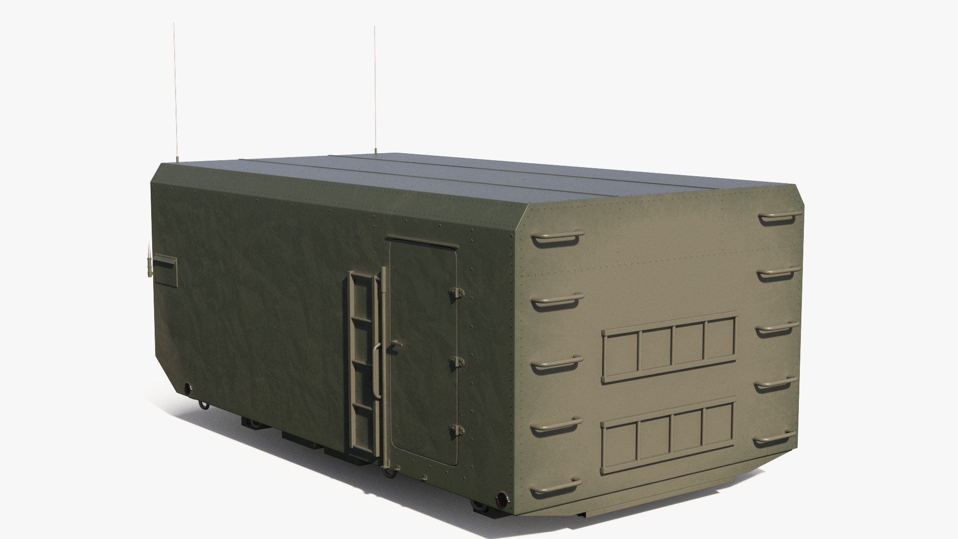 Radar Cabin 3D model preview