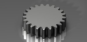 3d spur gear 48 48p model