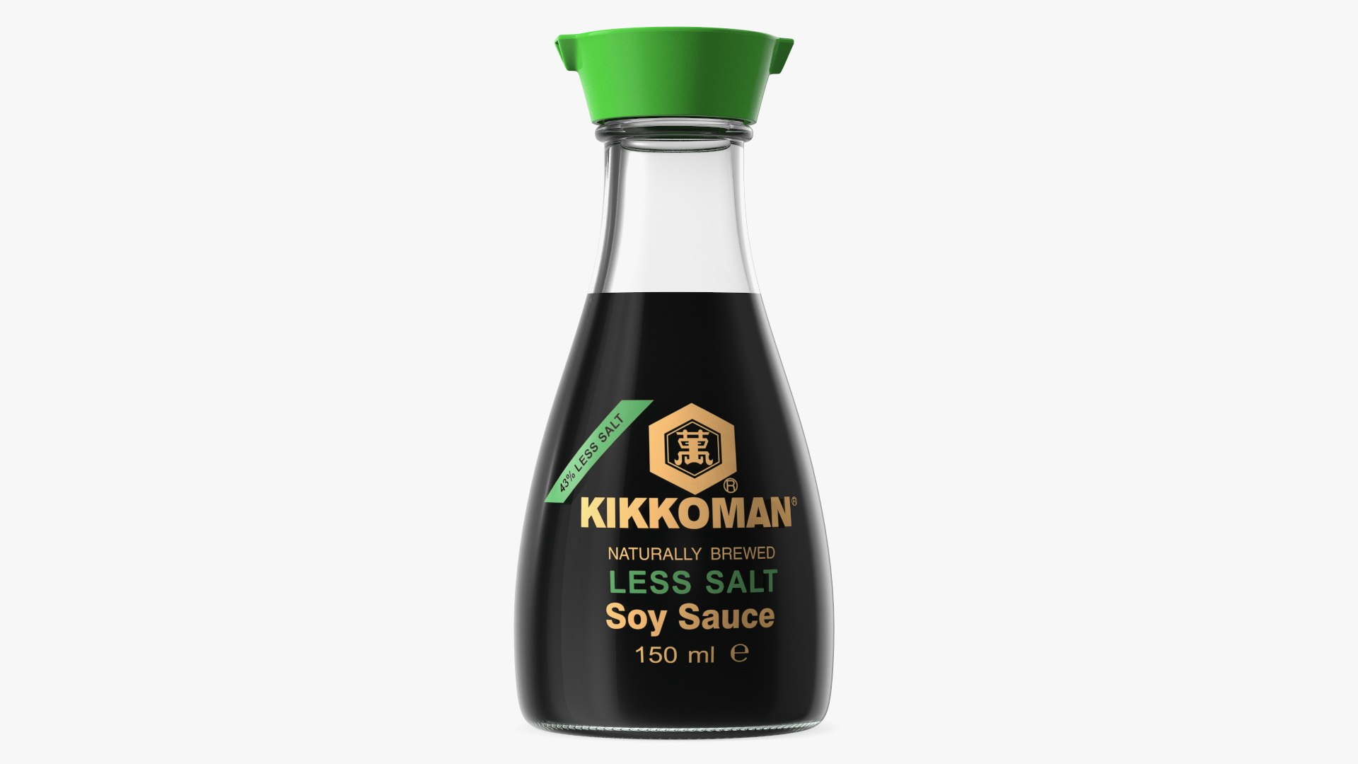 Soy Sauce Kikkoman Less Salt 3D model preview