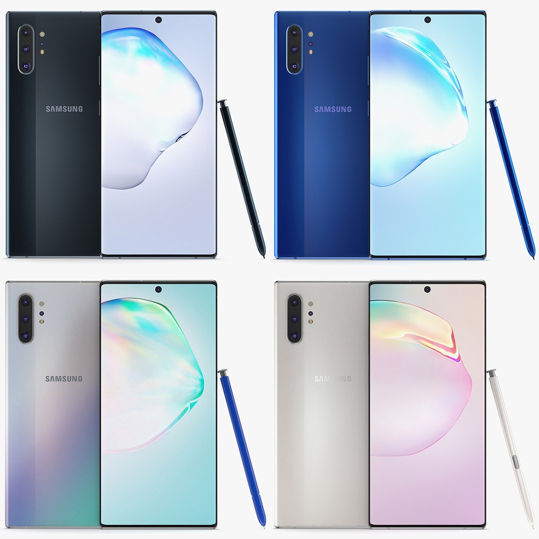 Samsung Galaxy Note 10 Model - TurboSquid 1530181