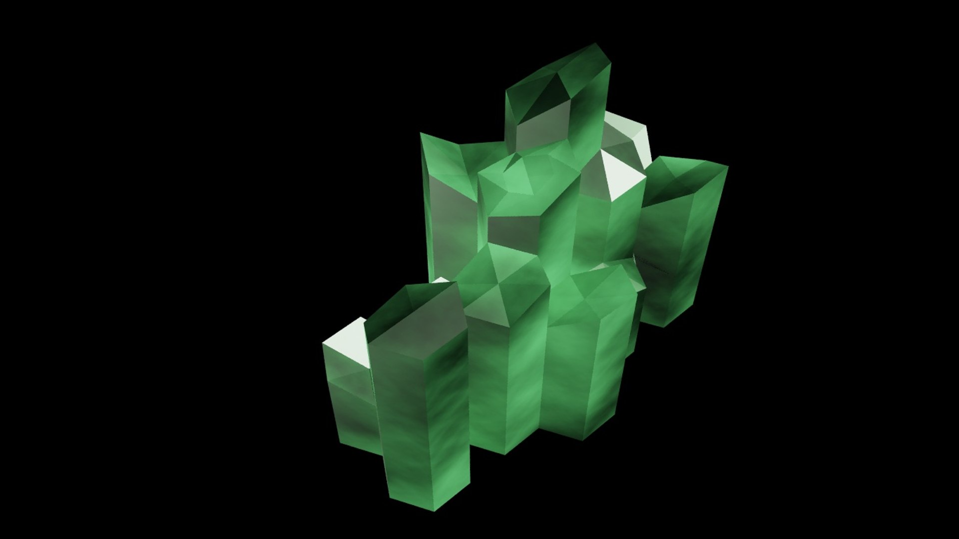 3D Model Emerald Crystal - TurboSquid 1219163