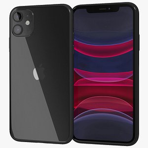 realistic apple iphone 11 3D