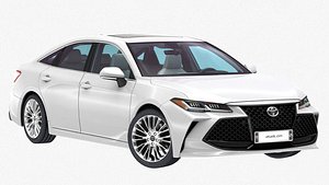 3D toyota avalon xse 2019 model