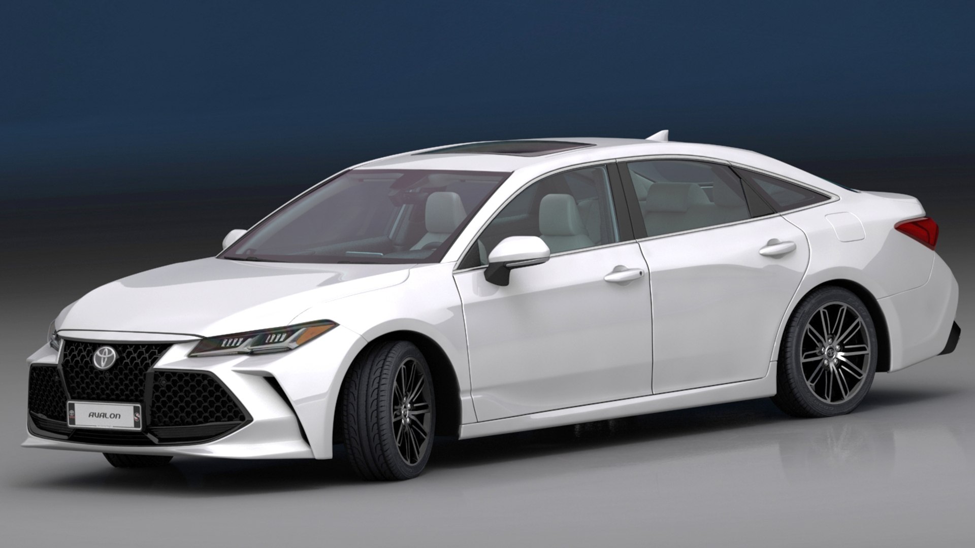 3D toyota avalon xse 2019 model https://p.turbosquid.com/ts-thumb/lo/xFzORd/bZ96XmCp/f0001/jpg/1561394691/1920x1080/fit_q87/76ba1f0387cfd7e99780118b8bd21bafeea10ea9/f0001.jpg