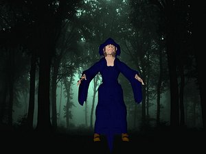 witch 3D model