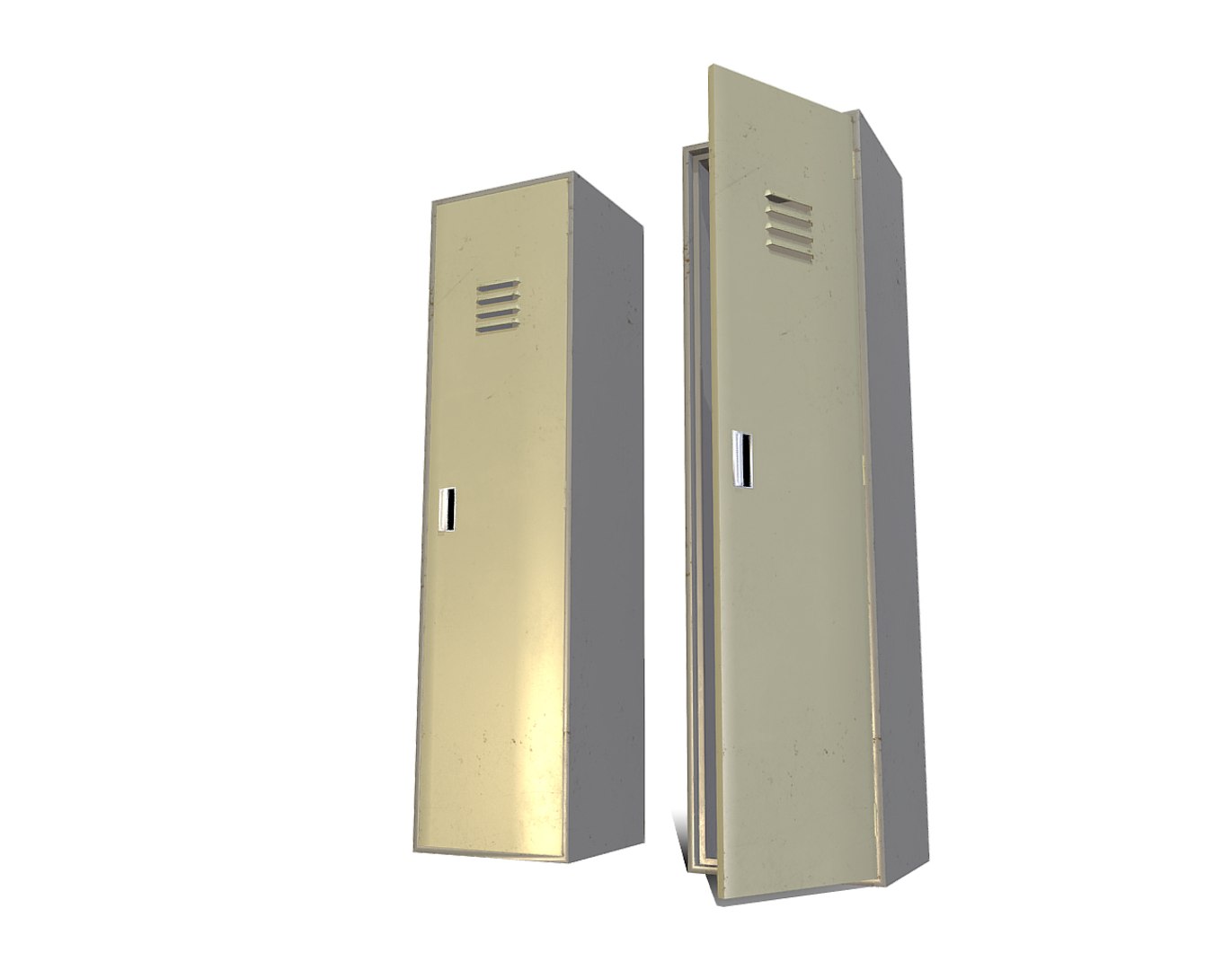 3D Locker Realistic - TurboSquid 1626851