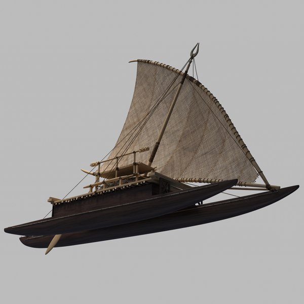 Drua boat model - TurboSquid 1537060