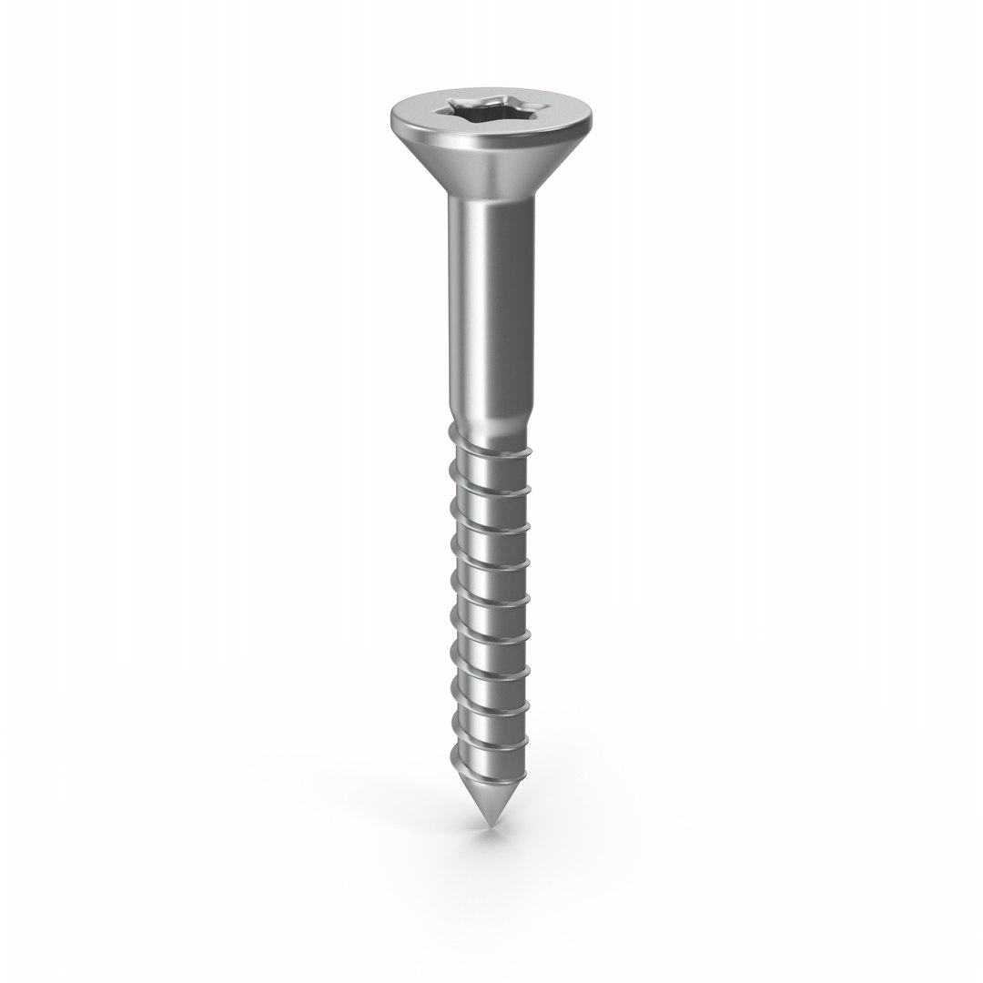 3D Star Head Screw Model - TurboSquid 1972747