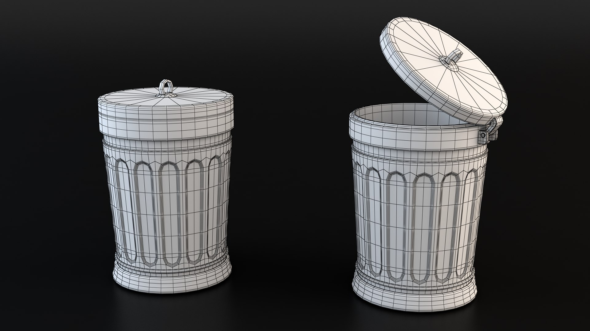 3D Cartoon Trash Can 02 Model TurboSquid 2296270