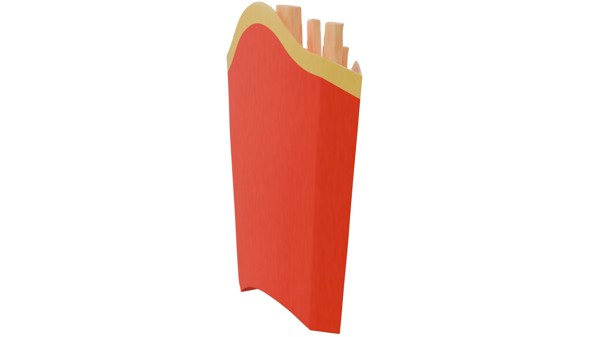 3D French Fries Model - TurboSquid 2348725