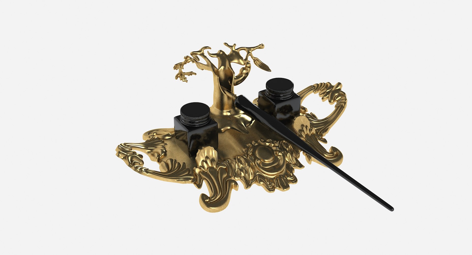 baroque inkstand max