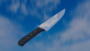 3D Generic Kitchen Knife model