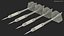 International Flag Themed Darts Set 3D model