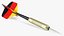 International Flag Themed Darts Set 3D model