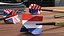 International Flag Themed Darts Set 3D model