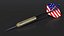 International Flag Themed Darts Set 3D model