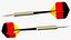 International Flag Themed Darts Set 3D model