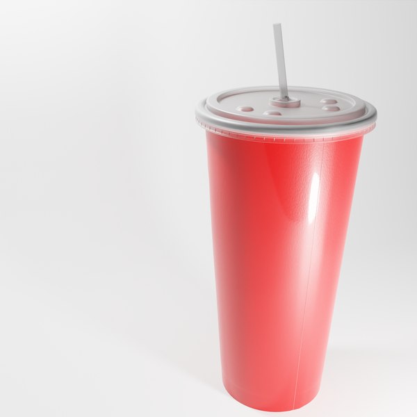 Cartoon Soda Cup 3D model - TurboSquid 2059992