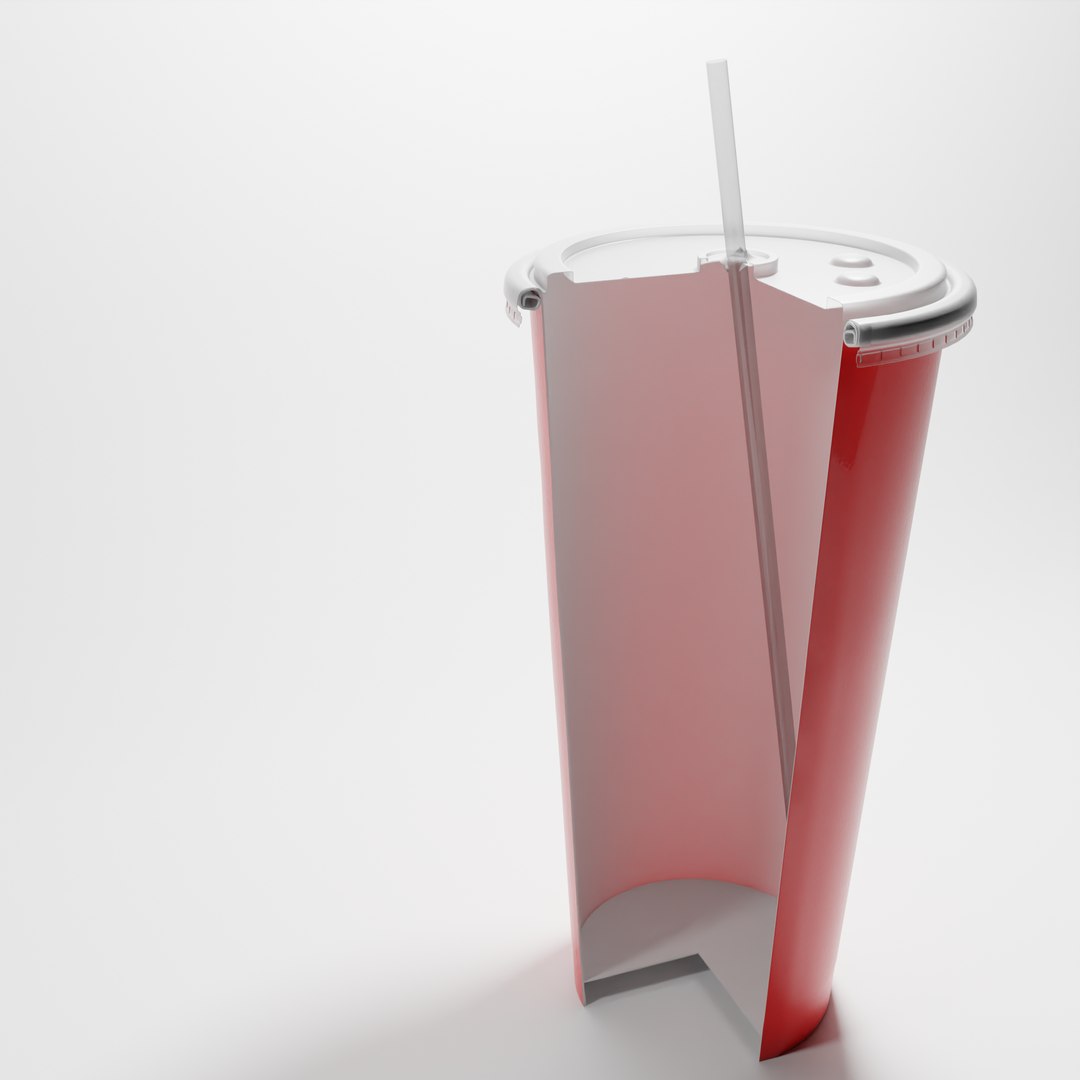 Cartoon Soda Cup 3D model - TurboSquid 2059992