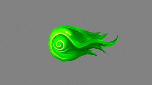 Spellcaster Skill - Poison ball - Game Skills - toxic model