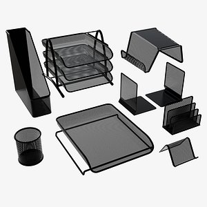 Desk organizer set