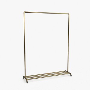 3D Industrial Pipe Clothing Rack