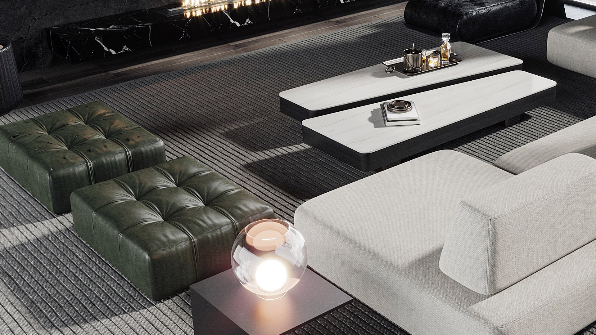 Modern Living Room 3D Model - TurboSquid 2167769