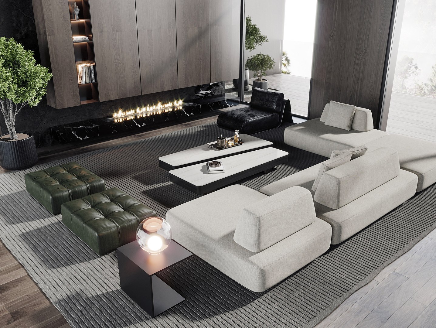 Modern Living Room 3D Model - TurboSquid 2167769