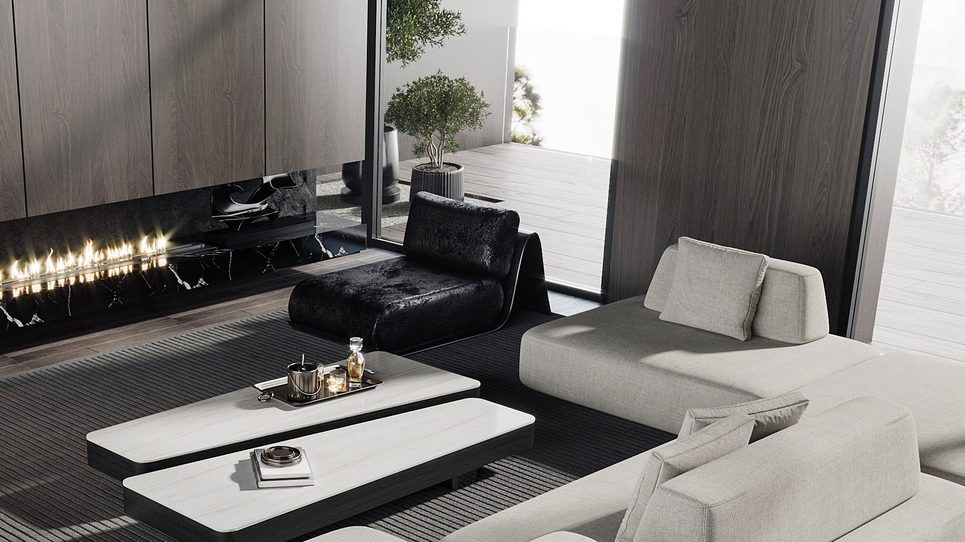 Modern Living Room 3D Model - TurboSquid 2167769