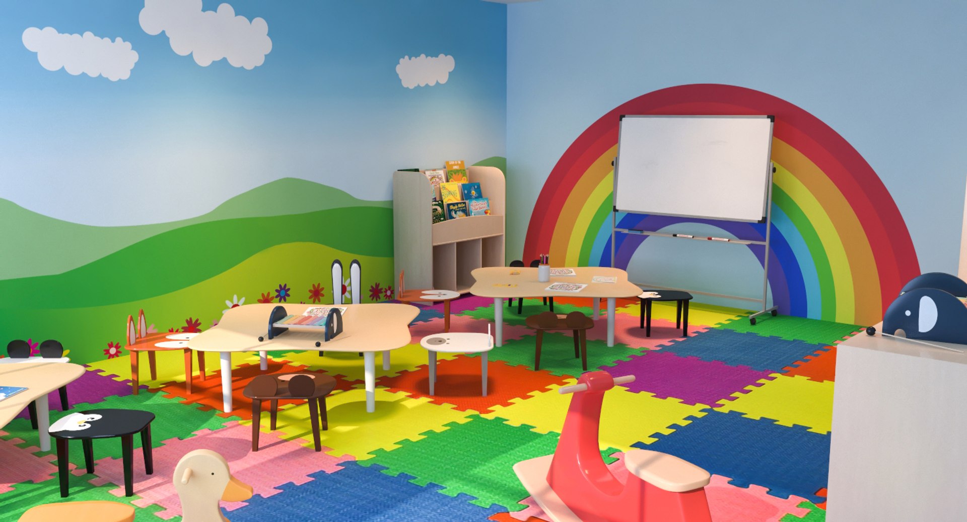 3D interior scene nursery classroom https://p.turbosquid.com/ts-thumb/lp/NM3lPA/6wpTlyKY/nursery2/jpg/1562584289/1920x1080/fit_q87/9f135d993c5b688ecd0165f6da036a667b62ec17/nursery2.jpg