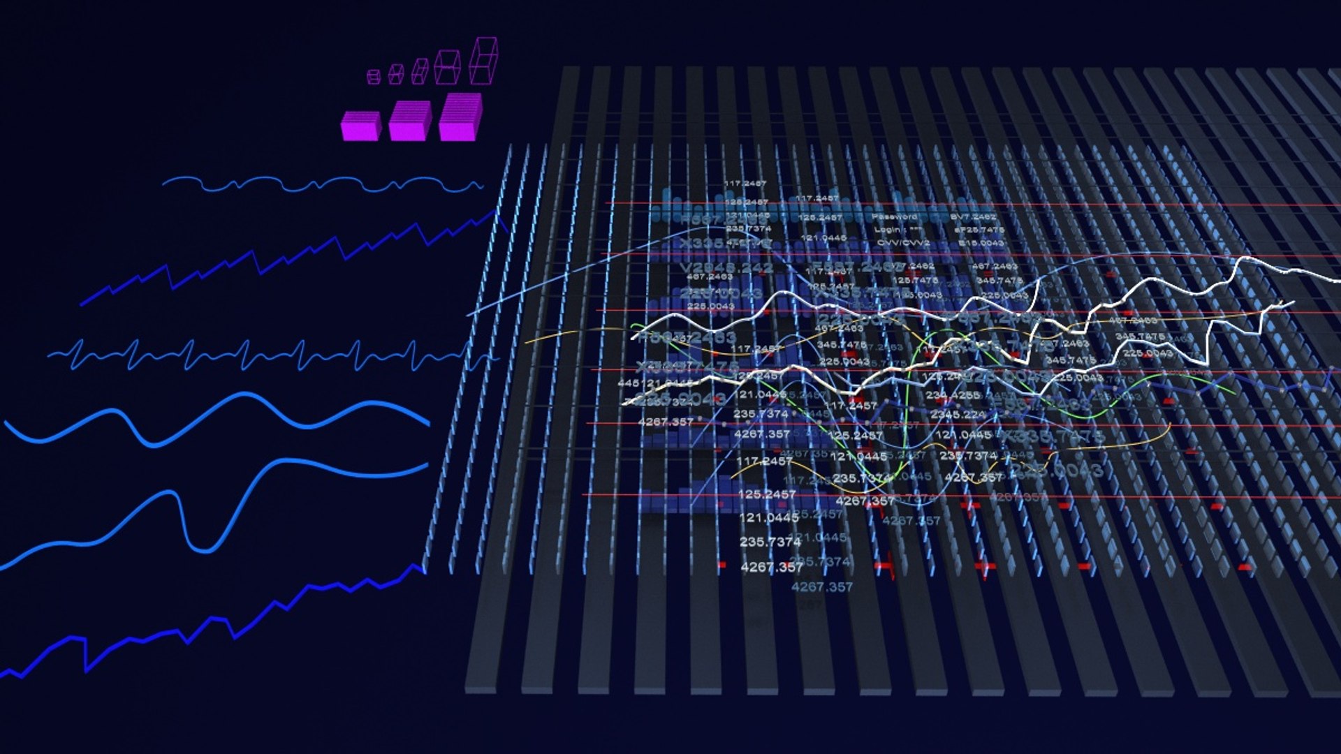 Stock Market Abstract Finance 3D Model - TurboSquid 1262046