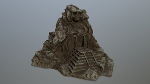 skull cave 3D model
