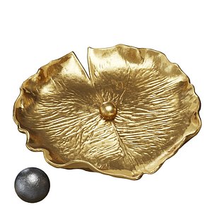 3D model Lotus Leaf Wall Sculpture