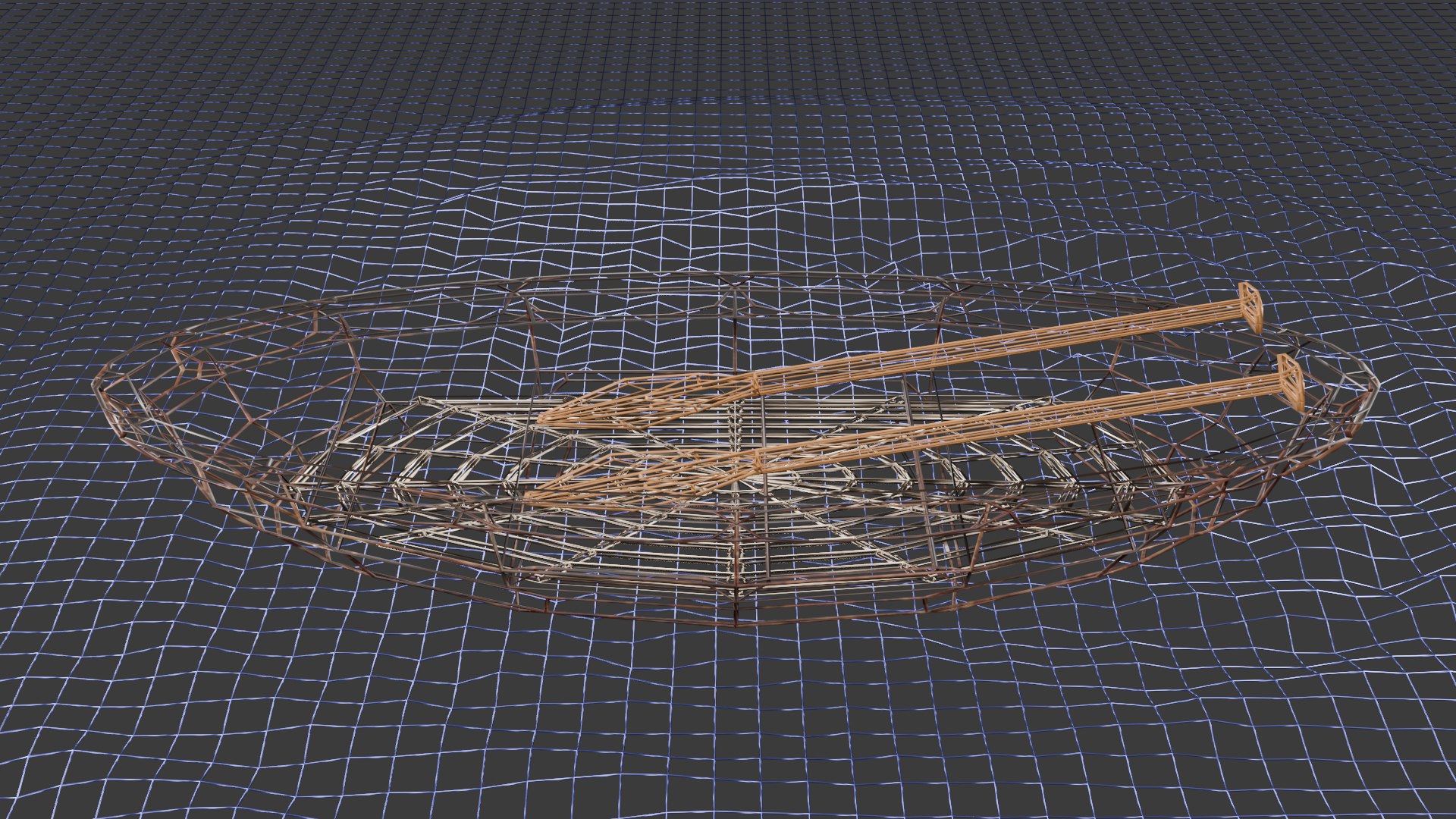 Canoe 3D Model - TurboSquid 2414566