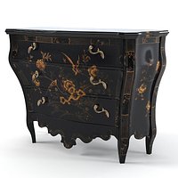 Ralph lauren the heiress painted bombe classic chest of drawers