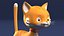 Small and Funny Cartoon Cat model