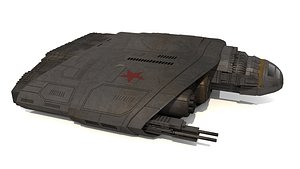 Combat spaceship