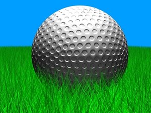 golf ball g 3d c4d